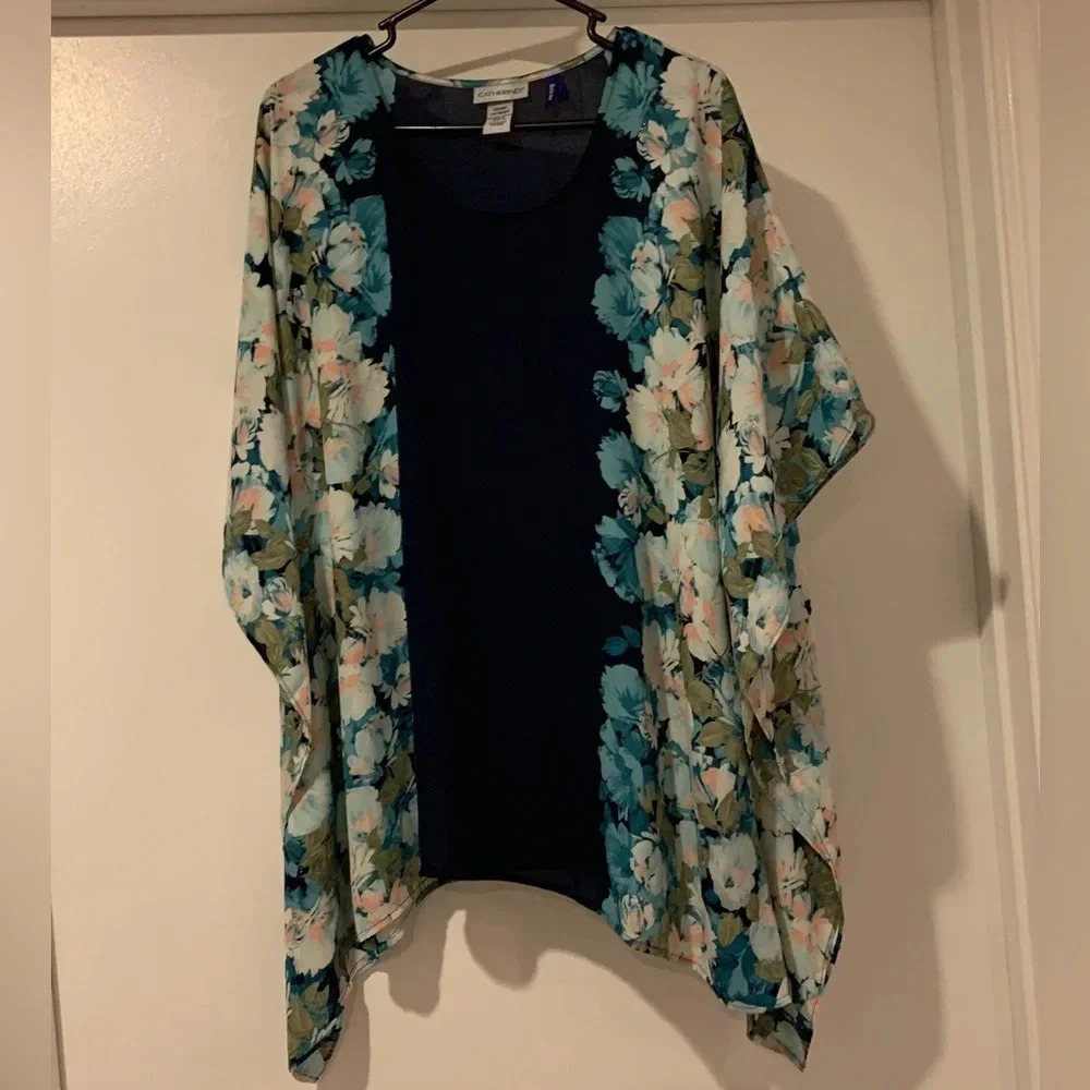Catherines Loose Fit Floral Blouse